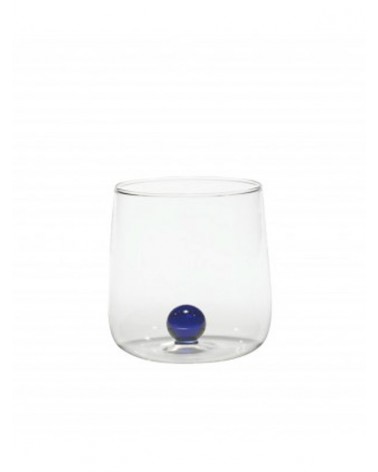 Bicchiere vetro borosilicato Bilia Blu set 6 pezzi